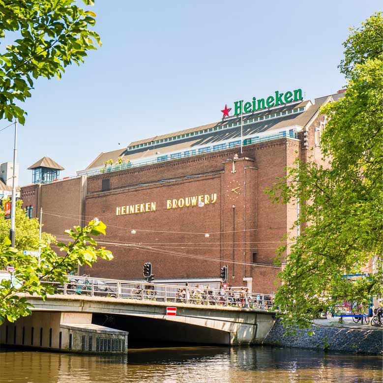 Heineken&apos;s brewery in Amsterdam.