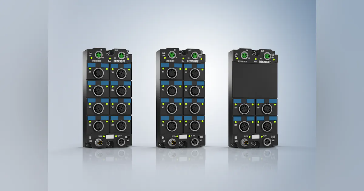 Beckhoff Os Beckhoff IP67 EtherCAT I/Os | Automation World