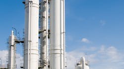 Distillation column at JSR plant. Distillation column at JSR plant.