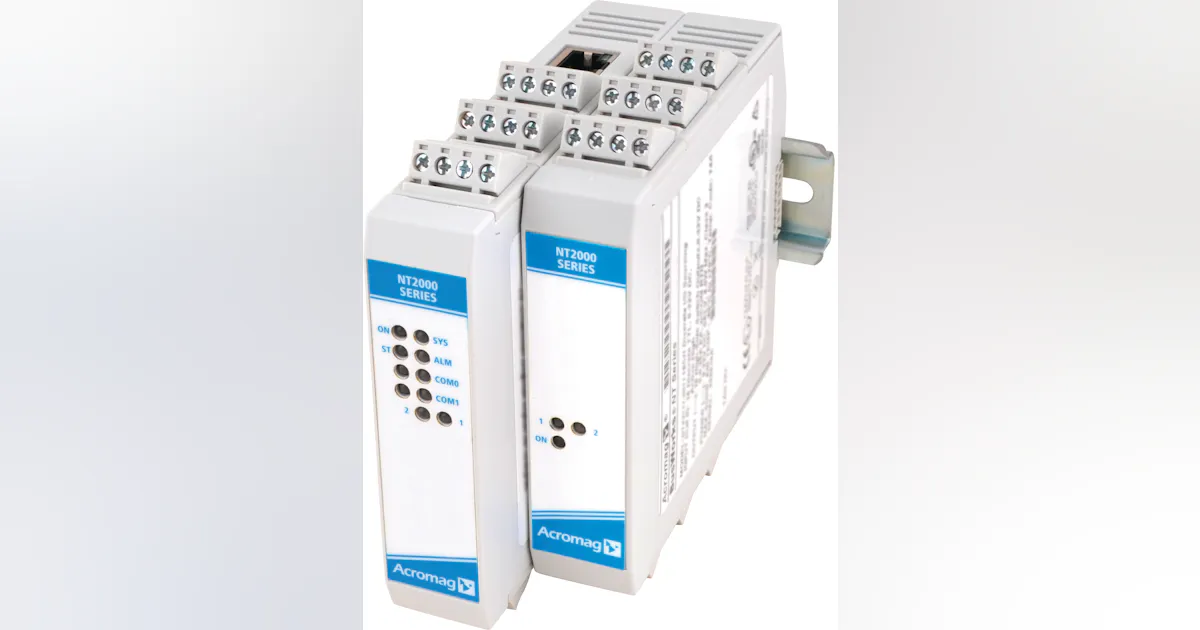 Acromag Expands Their Line of Ethernet Remote I/O Modules with RTD ...