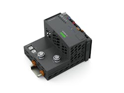 The Wago 750-366 EtherNet/IP fieldbus coupler detects all connected I/O modules and creates a local process image. Two Etherent interfaces and an integrated switch allow the fieldbus to be wired in a line topology, eliminating the need for additional network devices, such as switches or hubs. Source: Wago The Wago 750-366 EtherNet/IP fieldbus coupler detects all connected I/O modules and creates a local process image. Two Etherent interfaces and an integrated switch allow the fieldbus to be wired in a line topology, eliminating the need for additional network devices, such as switches or hubs. Source: Wago