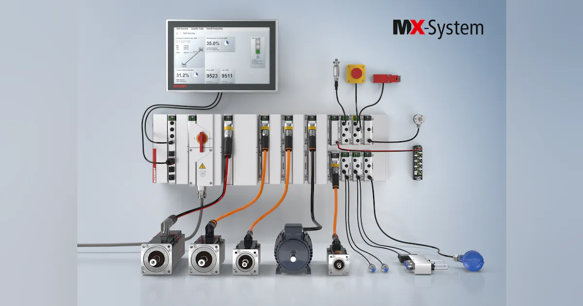 Beckhoff Redefines Cabinetless Automation with Plug-and-Produce MX ...