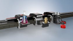 With the new No Cable Technology (NCT), XTS movers can become mobile handling or processing stations, thus expanding XTS into a highly flexible multi-robot system. With the new No Cable Technology (NCT), XTS movers can become mobile handling or processing stations, thus expanding XTS into a highly flexible multi-robot system.