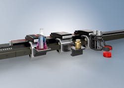 With the new No Cable Technology (NCT), XTS movers can become mobile handling or processing stations, thus expanding XTS into a highly flexible multi-robot system. With the new No Cable Technology (NCT), XTS movers can become mobile handling or processing stations, thus expanding XTS into a highly flexible multi-robot system.