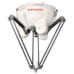 Kawasaki Robotics Y series delta robot. Kawasaki Robotics Y series delta robot.