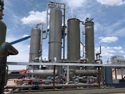Hydrogen sulfide gas treatment plant. Source: Streamline Innovations Hydrogen sulfide gas treatment plant. Source: Streamline Innovations