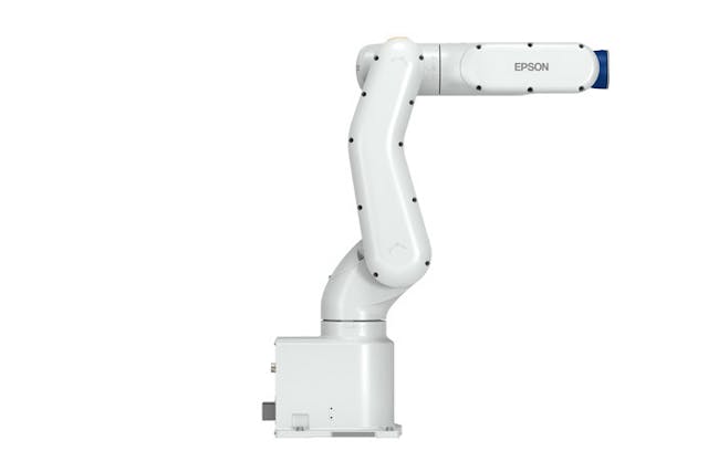 Epson&rsquo;s 6-Axis VT6L industrial robot, when combined with Epson&rsquo;s ColorWorks CW-C6000P printer creates a full-color print-and-apply automated system to eliminate issues with handling and application of preprinted labels.