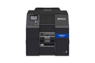 Epson&rsquo;s ColorWorks CW-C6000P on-demand industrial label printer.