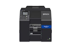 Epson’s ColorWorks CW-C6000P on-demand industrial label printer. Epson’s ColorWorks CW-C6000P on-demand industrial label printer.