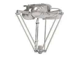 The DR-3iB/6 robot is Fanuc’s stainless steel food-grade delta robot that is resistant to chemicals and the high pressure and temperatures required in wash down environments. The DR-3iB/6 robot is Fanuc’s stainless steel food-grade delta robot that is resistant to chemicals and the high pressure and temperatures required in wash down environments.