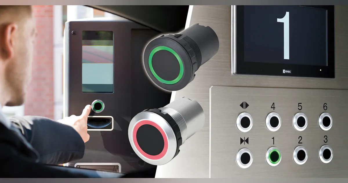Switch Automation IDEC Announces New Low-Profile Touchless Switches | Automation World