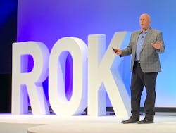 Brian Shepherd, senior vice president of software and control at Rockwell Automation, detailed the company's new SaaS FactoryTalk Edge platform for Automation Fair attendees. Brian Shepherd, senior vice president of software and control at Rockwell Automation, detailed the company's new SaaS FactoryTalk Edge platform for Automation Fair attendees.