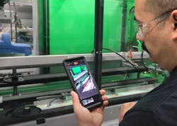 Pearson Packaging Systems uses PTC’s Vuforia augmented reality to connect operators and service technicians. Pearson Packaging Systems uses PTC’s Vuforia augmented reality to connect operators and service technicians.
