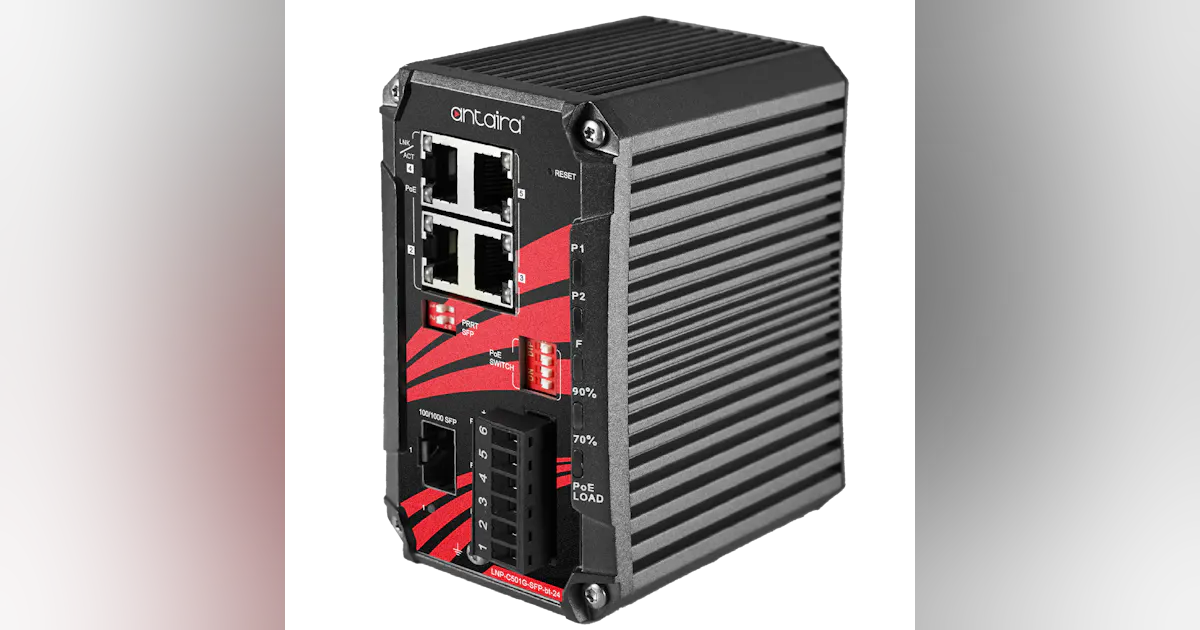 Network Anira Router Antaira Gigabit Ethernet 5-port unmanaged switches | Automation World