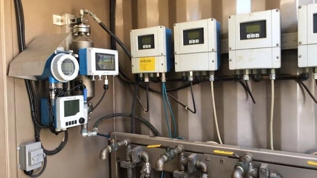 Endress+HauserPromasI300coriolis流度计合并线内粘度和流测量