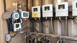 Endress+Hauser Promass I 300 Coriolis flowmeter combines in-line viscosity and flow measurement with a compact transmitter.