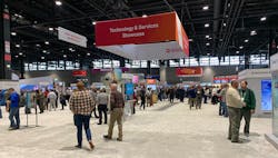 Attendees search for the latest automation tools and strategies at the 2022 Rockwell Automation Fair in Chicago.
