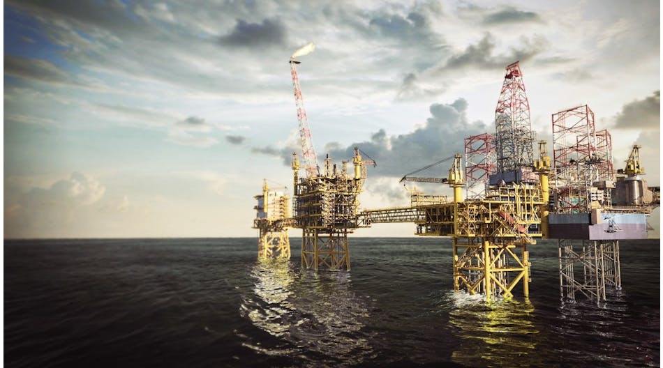 Maersk Oil platform in the North Sea. Source: Maersk Oil