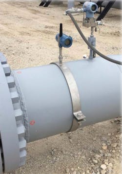 Occidental Petroleum uses Emerson’s Rosemount X-well-equipped transmitters combined with a WirelessHART transmitter to measure and control temperature on gas pipelines. Occidental Petroleum uses Emerson’s Rosemount X-well-equipped transmitters combined with a WirelessHART transmitter to measure and control temperature on gas pipelines.