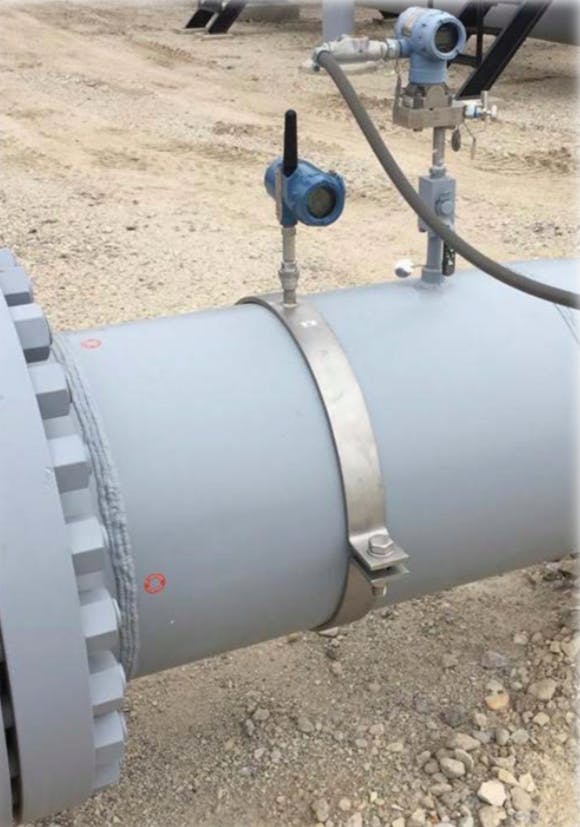 Occidental Petroleum uses Emerson&rsquo;s Rosemount X-well-equipped transmitters combined with a WirelessHART transmitter to measure and control temperature on gas pipelines.