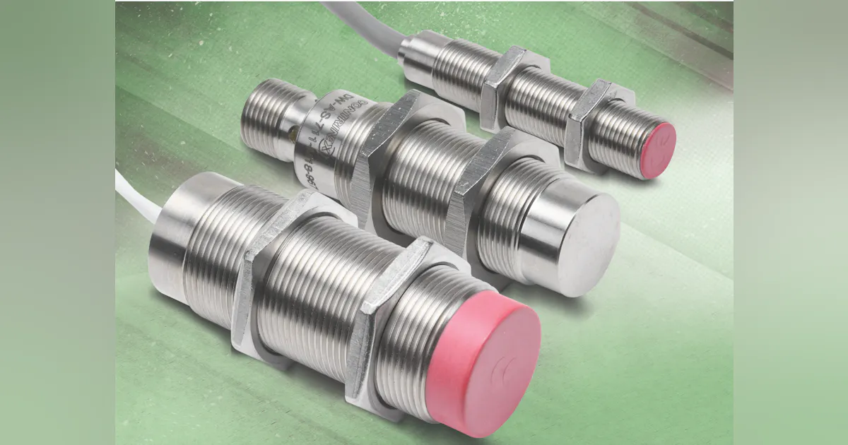 New Contrinex Specialty Inductive Proximity Sensors from ...