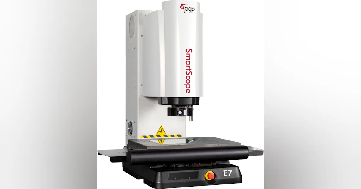 OGP SmartScope E7 Multisensor Metrology System | Automation World