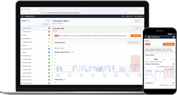 AWS Monitron analytics reporting accessible via computer or mobile device. Source: AWS AWS Monitron analytics reporting accessible via computer or mobile device. Source: AWS