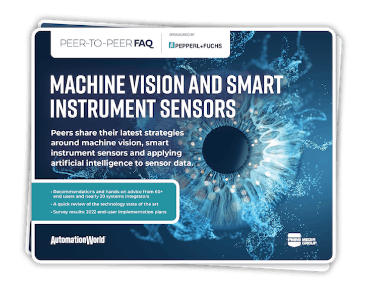 Machine Vision and Smart Instrument Sensors Automation World