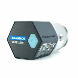 Advantech’s WISE 2410 LoRaWAN wireless condition-monitoring sensor detects equipment vibration 24/7. Advantech’s WISE 2410 LoRaWAN wireless condition-monitoring sensor detects equipment vibration 24/7.