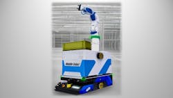 Rendering of the new Comau mobile robot under development. Rendering of the new Comau mobile robot under development.