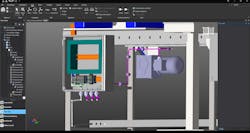 Cable routing design for a machine using Eplan’s Harness proD software. Cable routing design for a machine using Eplan’s Harness proD software.