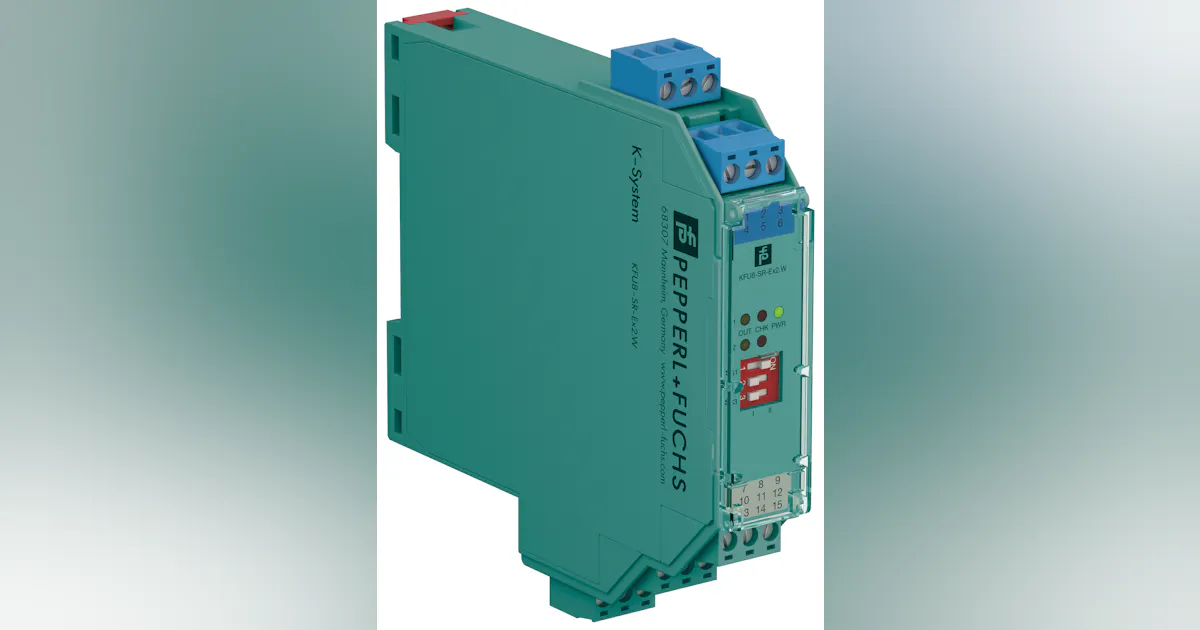 Pepperl+Fuchs Switch Amplifiers | Automation World