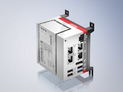 A Beckhoff C6017 ultra-compact IPC provides control logic and other functionality for the UniMover O 600. (&copy; Beckhoff, 2023)