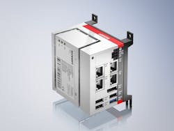 A Beckhoff C6017 ultra-compact IPC provides control logic and other functionality for the UniMover O 600. (© Beckhoff, 2023) A Beckhoff C6017 ultra-compact IPC provides control logic and other functionality for the UniMover O 600. (© Beckhoff, 2023)