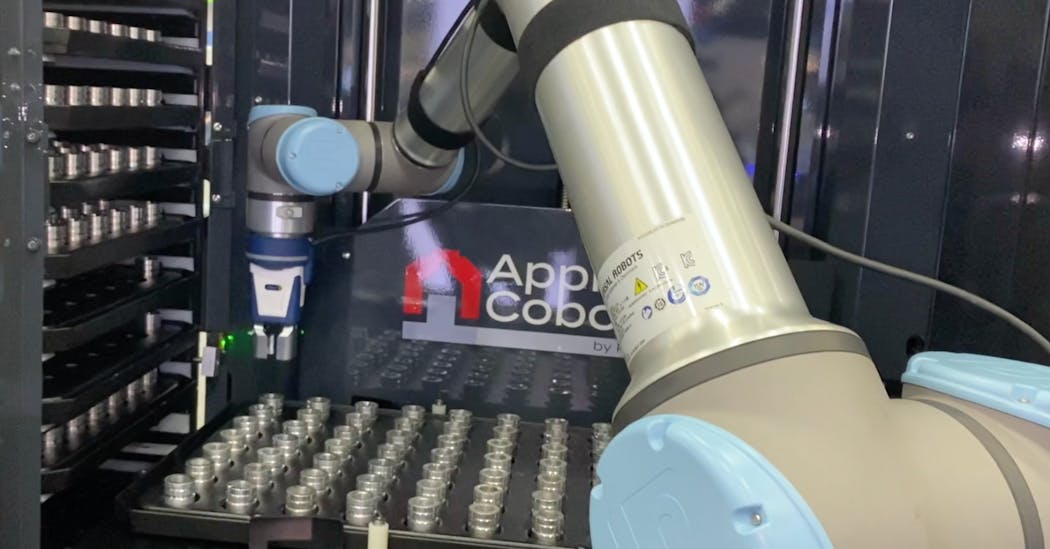 Cobotfeer提供标准平台存储、置送部件并安全送入位置