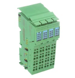Phoenix Contact Inline Modular 32-channel digital remote I/O. Phoenix Contact Inline Modular 32-channel digital remote I/O.