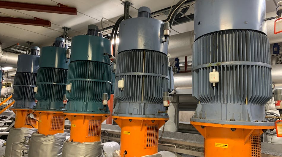 The new IE5 SynRM motors from ABB with smart sensors installed at Tatkett&rsquo;s Ronneby, Sweden, facility.