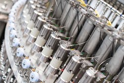 Krones beverage filling machine. Krones beverage filling machine.