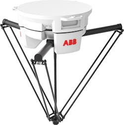 A delta robot from ABB. Source: ABB A delta robot from ABB. Source: ABB
