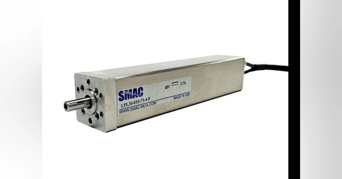SMAC Electric Actuator for Dosing and Dispensing | Automation World