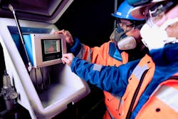 Agnico Eagle personnel analyze readings from Endress+Hauser’s Liquiline CM442 transmitter. Source: Endress+Hauser Agnico Eagle personnel analyze readings from Endress+Hauser’s Liquiline CM442 transmitter. Source: Endress+Hauser