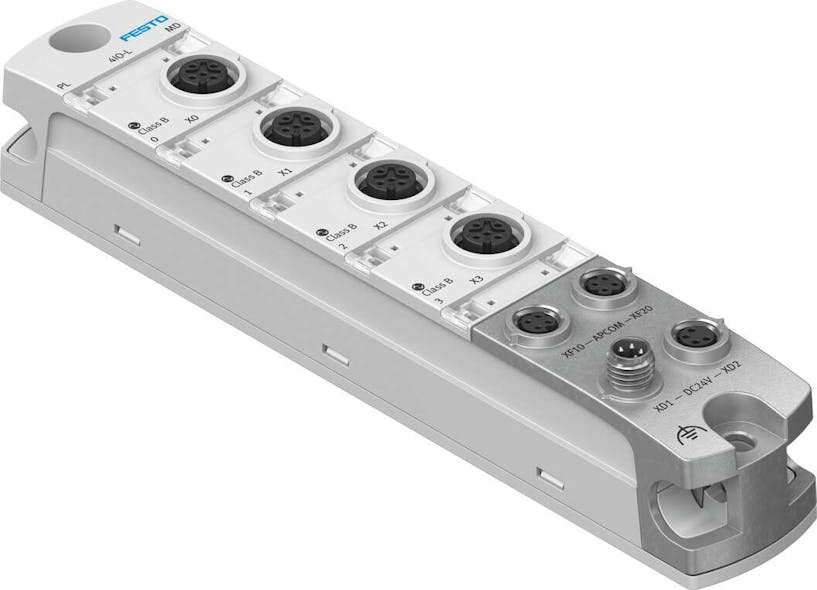 Festo&apos;s IO-Link master for use with its CPX-AP line of I/O.