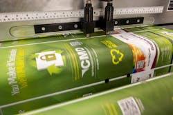 Synchronizing this gusset punch with a fast-moving film on CMD’s 760-SUP stand-up pouch machine no longer needs a high-speed I/O. The high scanning rate of Beckhoff PC-based controls on an EtherCAT network allow real-time communications. Source: Beckhoff Automation Synchronizing this gusset punch with a fast-moving film on CMD’s 760-SUP stand-up pouch machine no longer needs a high-speed I/O. The high scanning rate of Beckhoff PC-based controls on an EtherCAT network allow real-time communications. Source: Beckhoff Automation