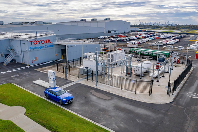 Toyota Australia’s demonstration plant employs Emerson automation and controls to produce, store and use hydrogen gas as a sustainable fuel.