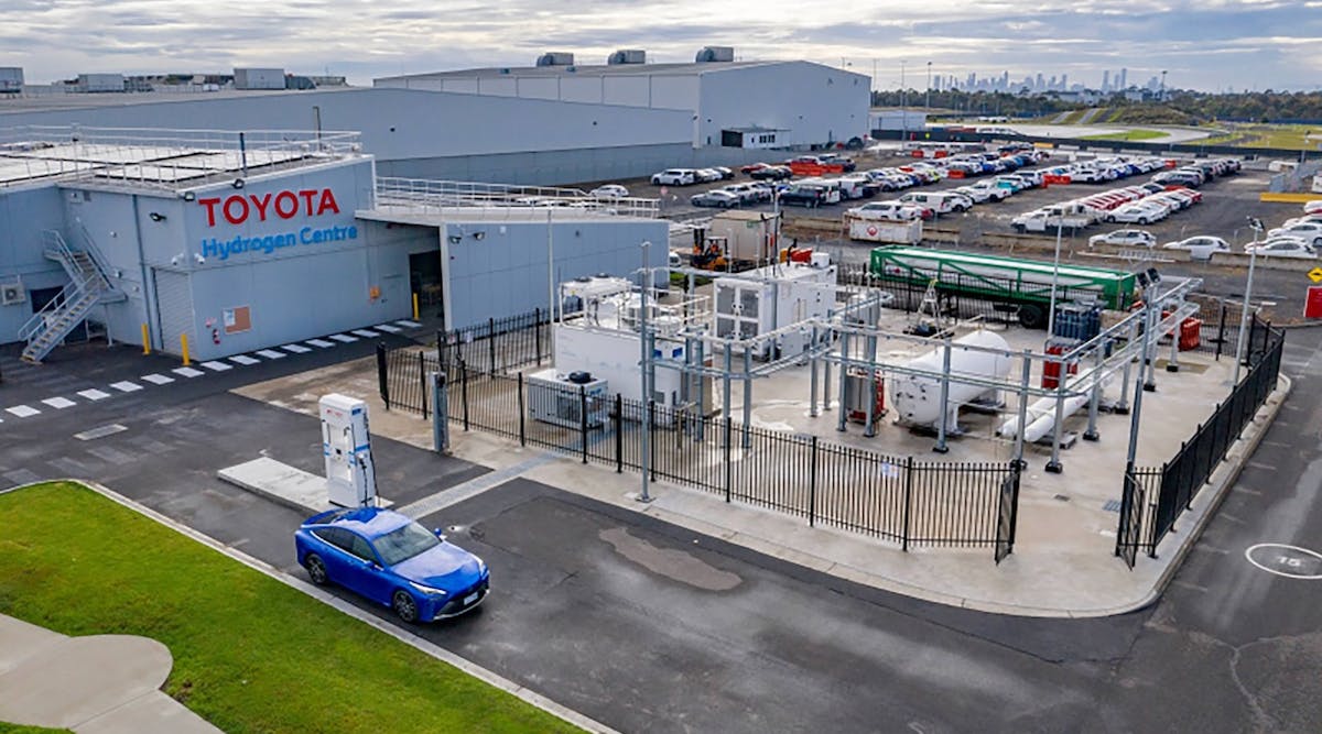Toyota Australia&rsquo;s demonstration plant employs Emerson automation and controls to produce, store and use hydrogen gas as a sustainable fuel.