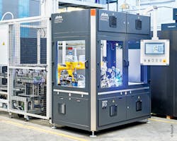 The XPlanar intelligent transport system supports the compact design of Stoba’s testing facility. The XPlanar intelligent transport system supports the compact design of Stoba’s testing facility.