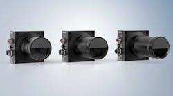 Beckhoff's new cameras feature flexible mounting options, a bandwidth of up to 2.5 Gbit/s and are tailored to industrial PCs. Beckhoff's new cameras feature flexible mounting options, a bandwidth of up to 2.5 Gbit/s and are tailored to industrial PCs.