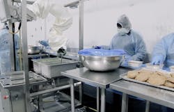 A Chef system in food tray assembly operations at Sunbasket. A Chef system in food tray assembly operations at Sunbasket.