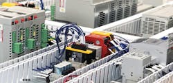 Building a control cabinet at Aerospec. Source: Aerospec. Building a control cabinet at Aerospec. Source: Aerospec.
