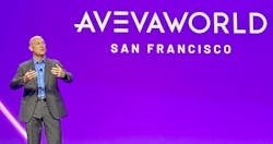 Rob McGreevy, chief product officer at Aveva, at Aveva World 2023. Rob McGreevy, chief product officer at Aveva, at Aveva World 2023.